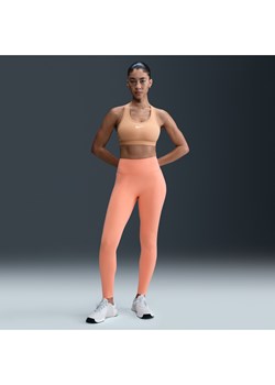 Damskie legginsy o pełnej długości z wysokim stanem i kieszeniami zapewniające średnie wsparcie Nike Universa - Pomarańczowy - id: 41207476698new - marki Nike - 181235719 Damskie legginsy o pełnej długości z wysokim stanem i kieszeniami zapewniające średnie wsparcie Nike Universa - Pomarańczowy ze sklepu Nike poland w kategorii Spodnie damskie - zdjęcie 181235719