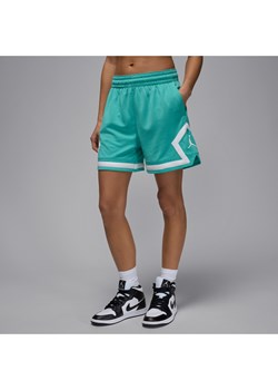 Damskie spodenki z motywem rombu Jordan Sport 10 cm - Zieleń ze sklepu Nike poland w kategorii Szorty - zdjęcie 181235739