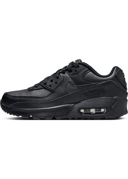 Buty dla dużych dzieci Nike Air Max 90 LTR - Czerń ze sklepu Nike poland w kategorii Buty sportowe dziecięce - zdjęcie 181235745