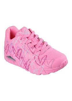 Buty Skechers x JGoldcrown Uno - Spread the Love W 155507-HTPK różowe ze sklepu ButyModne.pl w kategorii Buty sportowe damskie - zdjęcie 181235975