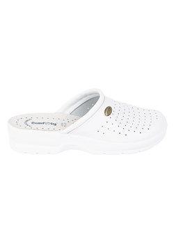 Vriston Buty damskie klapki medyczne ażurowe comfooty alessia białe ze sklepu ButyModne.pl w kategorii Klapki damskie - zdjęcie 181235987