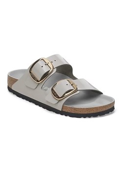 Birkenstock Skórzane klapki &quot;Arizona&quot; w kolorze szarym ze sklepu Limango Polska w kategorii Klapki damskie - zdjęcie 181236489
