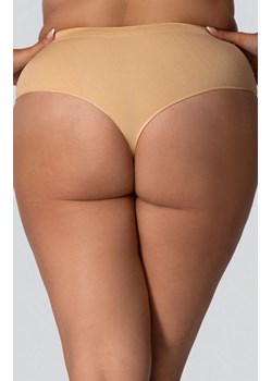 Stringi wyszczuplające ze średnim stanem jasnobeżowe Smoothwear, Kolor jasny beż (champagne pearl), Rozmiar 5/6, Mona Queen Size ze sklepu Intymna w kategorii Majtki damskie - zdjęcie 181236677