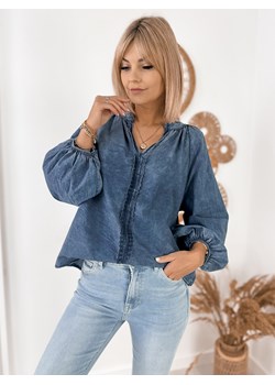 bluzka elyra jeansowa one size ze sklepu UBRA w kategorii Bluzki damskie - zdjęcie 181237277