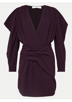 IRO Sukienka koktajlowa Sofi AR132 Bordowy Regular Fit - id: 0000300871492 - marki Iro - 181237898 IRO Sukienka koktajlowa Sofi AR132 Bordowy Regular Fit ze sklepu MODIVO w kategorii Sukienki - zdjęcie 181237898