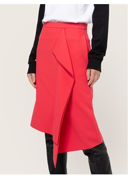 Hugo Spódnica midi Ribina 50432558 Czerwony Regular Fit ze sklepu MODIVO w kategorii Spódnice - zdjęcie 181237995