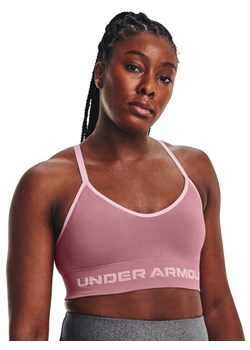 Under Armour Biustonosz sportowy UA Seamless Low Long Rib 1373870 Różowy ze sklepu MODIVO w kategorii Biustonosze - zdjęcie 181238107