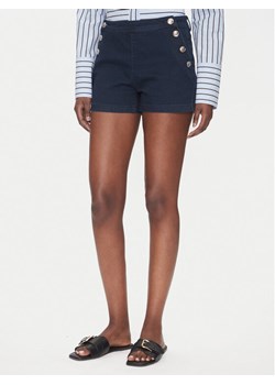 Morgan Szorty jeansowe 241-SHIVAL Granatowy Slim Fit ze sklepu MODIVO w kategorii Szorty - zdjęcie 181238218