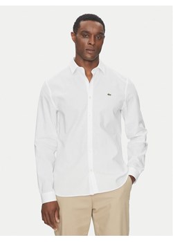 Lacoste Koszula CH5620 Biały Slim Fit ze sklepu MODIVO w kategorii Koszule męskie - zdjęcie 181238308