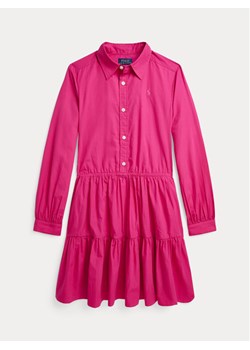 Polo Ralph Lauren Sukienka codzienna Tierdshrtdrs 313925702001 Różowy Regular Fit ze sklepu MODIVO w kategorii Sukienki dziewczęce - zdjęcie 181238319