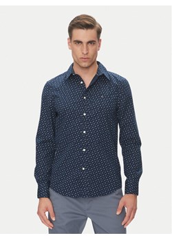 Tommy Hilfiger Koszula MW0MW38559 Granatowy Slim Fit ze sklepu MODIVO w kategorii Koszule męskie - zdjęcie 181238348