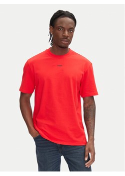 HUGO T-Shirt Dapolino 50488330 Czerwony Relaxed Fit ze sklepu MODIVO w kategorii T-shirty męskie - zdjęcie 181238398