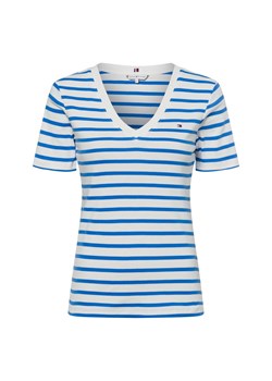 Tommy Hilfiger Koszulka damska Kobiety Bawełna niebieski w paski ze sklepu vangraaf w kategorii Bluzki damskie - zdjęcie 181239948