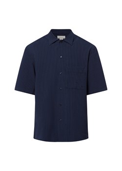 Calvin Klein Jeans Męska koszulka rekreacyjna z krótkim rękawem Mężczyźni Comfort Fit granatowy w paski - id: 741416-0001-09900 - marki Calvin Klein - 181239949 Calvin Klein Jeans Męska koszulka rekreacyjna z krótkim rękawem Mężczyźni Comfort Fit granatowy w paski ze sklepu vangraaf w kategorii Koszule męskie - zdjęcie 181239949