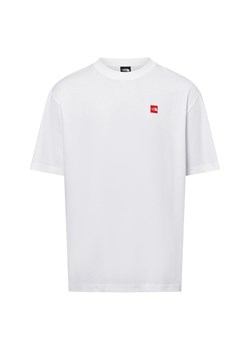 The North Face Koszulka męska Mężczyźni Bawełna biały jednolity ze sklepu vangraaf w kategorii T-shirty męskie - zdjęcie 181239957