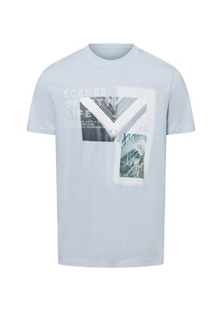 Tom Tailor Denim Koszulka męska Mężczyźni Bawełna jasnoniebieski nadruk ze sklepu vangraaf w kategorii T-shirty męskie - zdjęcie 181239985