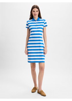 Marie Lund Sukienka damska Kobiety Bawełna niebieski w paski ze sklepu vangraaf w kategorii Sukienki - zdjęcie 181240017