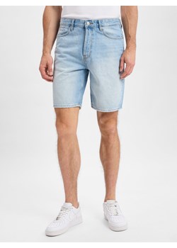 Only&Sons Męskie spodenki jeansowe Noos Mężczyźni Bawełna bielony jednolity ze sklepu vangraaf w kategorii Spodenki męskie - zdjęcie 181240038