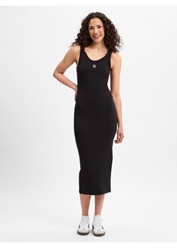 HUGO Sukienka damska - Nalimera Kobiety Bawełna czarny jednolity ze sklepu vangraaf w kategorii Sukienki - zdjęcie 181240068