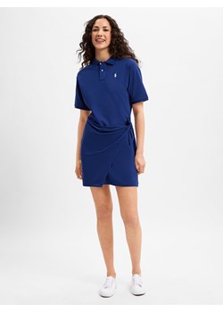 Polo Ralph Lauren Damska letnia sukienka polo Kobiety Bawełna granatowy jednolity ze sklepu vangraaf w kategorii Sukienki - zdjęcie 181240266