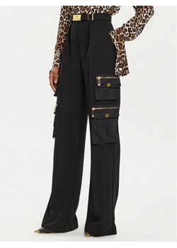 Elisabetta Franchi Spodnie materiałowe PA-045-46E2 Czarny Relaxed Fit ze sklepu MODIVO w kategorii Spodnie damskie - zdjęcie 181243826