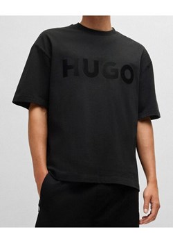 HUGO T-Shirt Dinkee 50525765 Czarny Oversize ze sklepu MODIVO w kategorii T-shirty męskie - zdjęcie 181243888