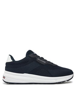 Tommy Hilfiger Sneakersy Lightweight Rwb Knit FM0FM05423 Granatowy ze sklepu MODIVO w kategorii Buty sportowe męskie - zdjęcie 181243947