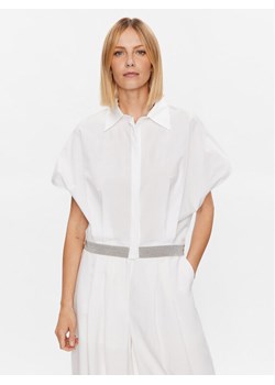 Fabiana Filippi Koszula CAD273W356 Biały Regular Fit ze sklepu MODIVO w kategorii Koszule damskie - zdjęcie 181244219