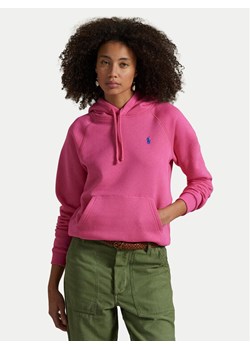 Polo Ralph Lauren Bluza 211949951011 Różowy Relaxed Fit ze sklepu MODIVO w kategorii Bluzy damskie - zdjęcie 181244275
