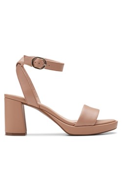 Clarks Sandały AmbyrLyn Bay 26177009 Beżowy ze sklepu MODIVO w kategorii Sandały damskie - zdjęcie 181244289
