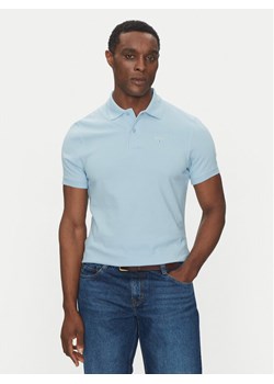 Barbour Polo Original Sports MML0358BL32 Błękitny Tailored Fit ze sklepu MODIVO w kategorii T-shirty męskie - zdjęcie 181244377