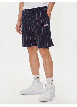 Fila Szorty sportowe FAM0648 Granatowy Regular Fit ze sklepu MODIVO w kategorii Spodenki męskie - zdjęcie 181244449