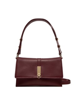 Torebka Tommy Hilfiger AW0AW16893 Bordowy ze sklepu eobuwie.pl w kategorii Torebki damskie - zdjęcie 181245019