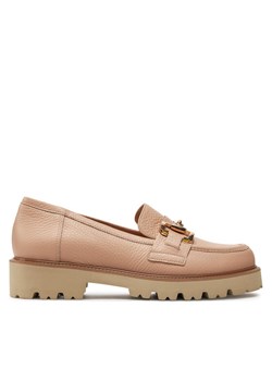 Loafersy R.Polański 1602 Beżowy ze sklepu eobuwie.pl w kategorii Półbuty damskie - zdjęcie 181245077
