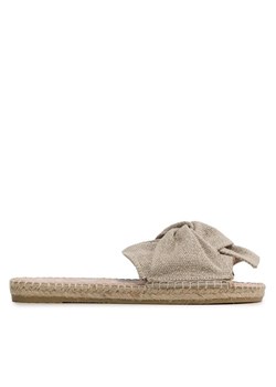 Espadryle Manebi Oragnic Hemp Sandals With Knnot O 7.1 JK Beżowy ze sklepu eobuwie.pl w kategorii Klapki damskie - zdjęcie 181245268