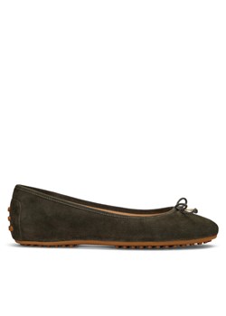 Baleriny LAUREN RALPH LAUREN 802951376003 Zielony ze sklepu eobuwie.pl w kategorii Balerinki - zdjęcie 181245425