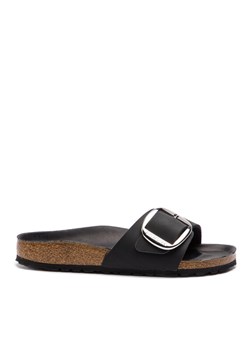 Klapki Birkenstock Madrid Big Buckle 1006523 Czarny ze sklepu eobuwie.pl w kategorii Klapki damskie - zdjęcie 181245497
