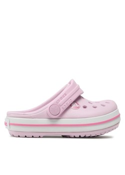 Klapki Crocs Crocband Clog T 207005 Różowy ze sklepu eobuwie.pl w kategorii Buciki niemowlęce - zdjęcie 181245638