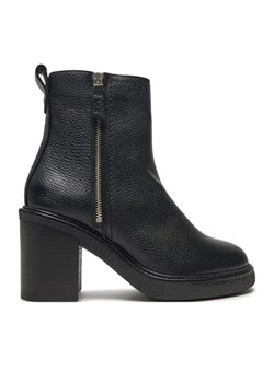 Botki Clarks Cassiano Zip 26178671 Czarny ze sklepu eobuwie.pl w kategorii Botki - zdjęcie 181245659