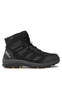 Trekkingi Jack Wolfskin Vojo 3 Texapore Mid M 4042462 Czarny ze sklepu eobuwie.pl w kategorii Buty trekkingowe męskie - zdjęcie 181245957