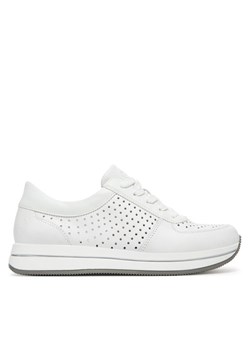 Sneakersy Rieker N4515-80 Biały ze sklepu eobuwie.pl w kategorii Buty sportowe damskie - zdjęcie 181246007