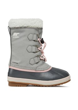 Śniegowce Sorel Yoot Pac™ Nylon Wp NY1962-081 Szary ze sklepu eobuwie.pl w kategorii Buty zimowe dziecięce - zdjęcie 181246026