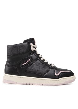 Sneakersy Coach Hi Top Coated Canvas CD304 Czarny - id: 0000301718116 - marki Coach - 181246109 Sneakersy Coach Hi Top Coated Canvas CD304 Czarny ze sklepu eobuwie.pl w kategorii Buty sportowe damskie - zdjęcie 181246109