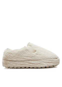 Kapcie Calvin Klein Jeans Home Anke Slipper Wn Fur YW0YW01596 Écru ze sklepu eobuwie.pl w kategorii Kapcie damskie - zdjęcie 181246115