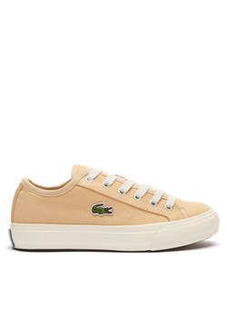 Tenisówki Lacoste Backourt 747CFA0006 Brązowy ze sklepu eobuwie.pl w kategorii Trampki damskie - zdjęcie 181246139