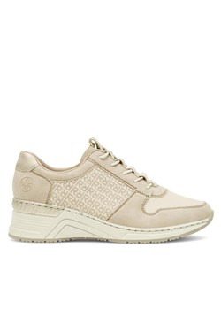 Sneakersy Rieker N4368-62 Beżowy ze sklepu eobuwie.pl w kategorii Buty sportowe damskie - zdjęcie 181246198