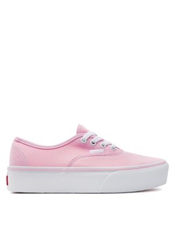 Tenisówki Vans Ua Authentic Platform 2.0 VN0A3AV8V1C1 Różowy ze sklepu eobuwie.pl w kategorii Trampki damskie - zdjęcie 181246288