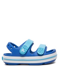 Sandały Crocs Crocband Cruiser Sandal T 209424 Niebieski ze sklepu eobuwie.pl w kategorii Sandały dziecięce - zdjęcie 181246298