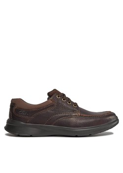 Półbuty Clarks Cotrell Edge 261198037 Brązowy ze sklepu eobuwie.pl w kategorii Półbuty męskie - zdjęcie 181246376