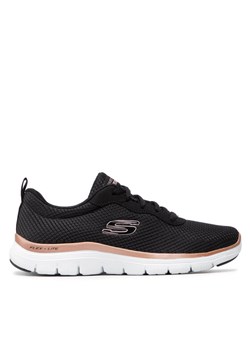 Sneakersy Skechers Brilliant View 149303/BKRG Czarny ze sklepu eobuwie.pl w kategorii Buty sportowe damskie - zdjęcie 181246397